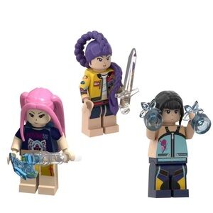 Custom Kpop Demon Hunter - Huntrix  - Set of 3 Mini Figures